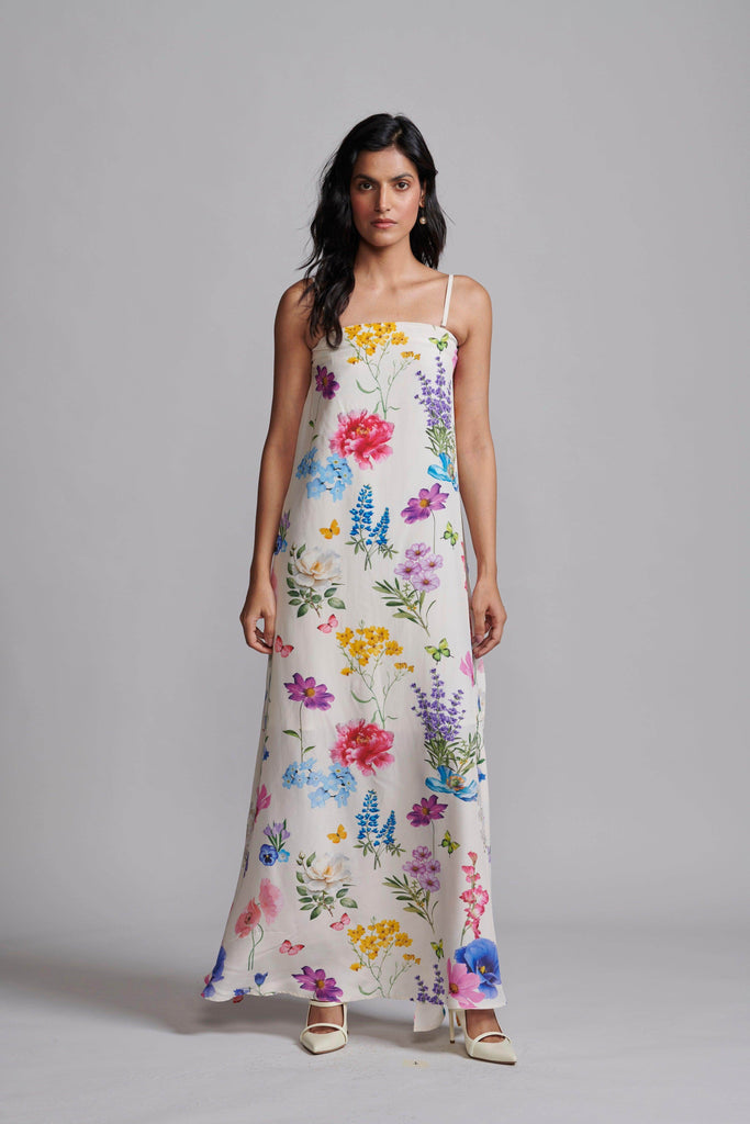 OFF SHOULDER FLORAL MAXI - dash and dot dash and dot