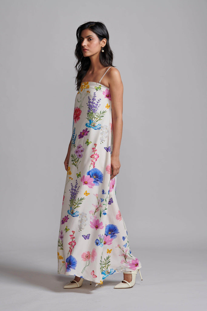 OFF SHOULDER FLORAL MAXI - dash and dot dash and dot