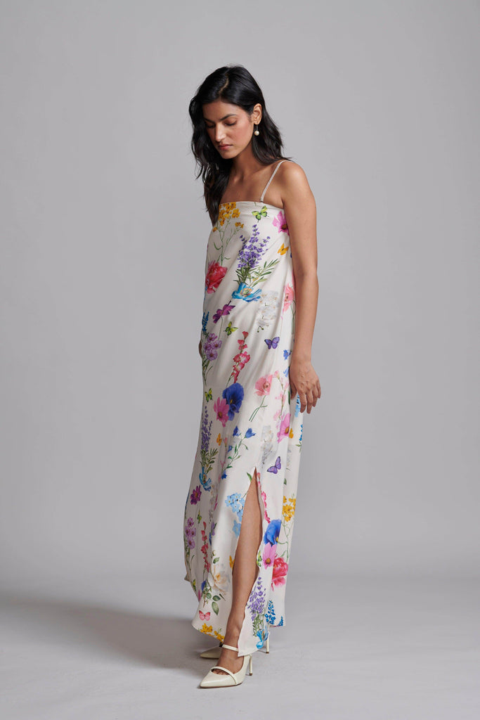 OFF SHOULDER FLORAL MAXI - dash and dot dash and dot