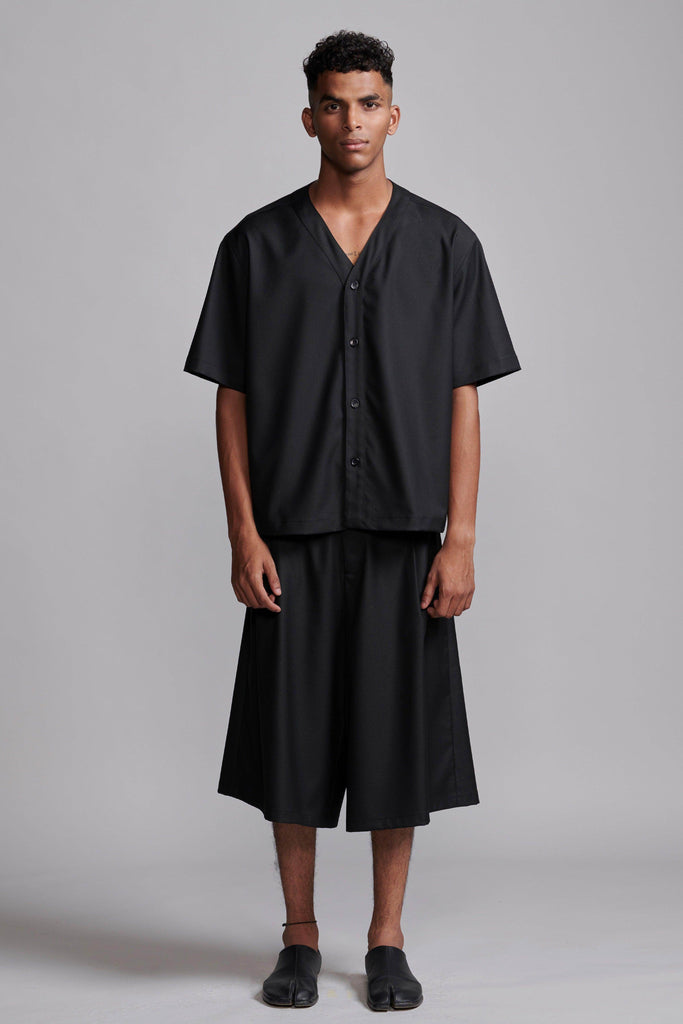 Y NECK SHIRT - dash and dot dash and dot