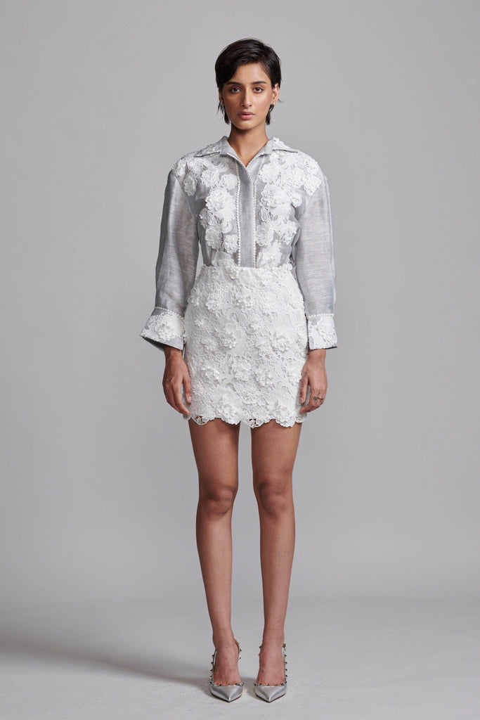 3D LACE SKIRT SET - dash and dot dash and dot