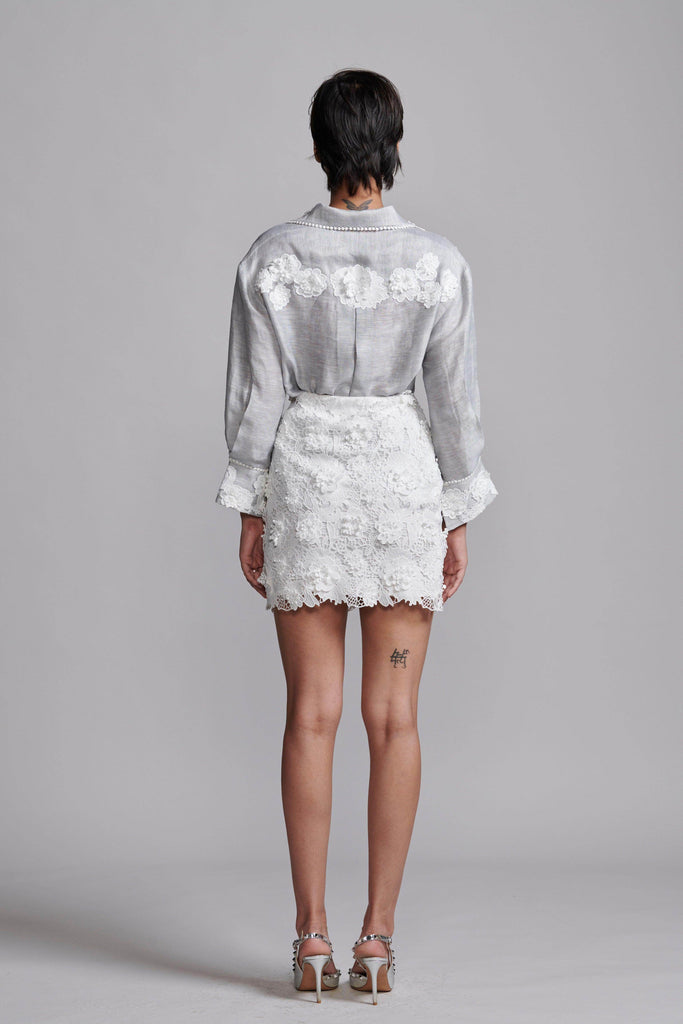 3D LACE SKIRT SET - dash and dot dash and dot