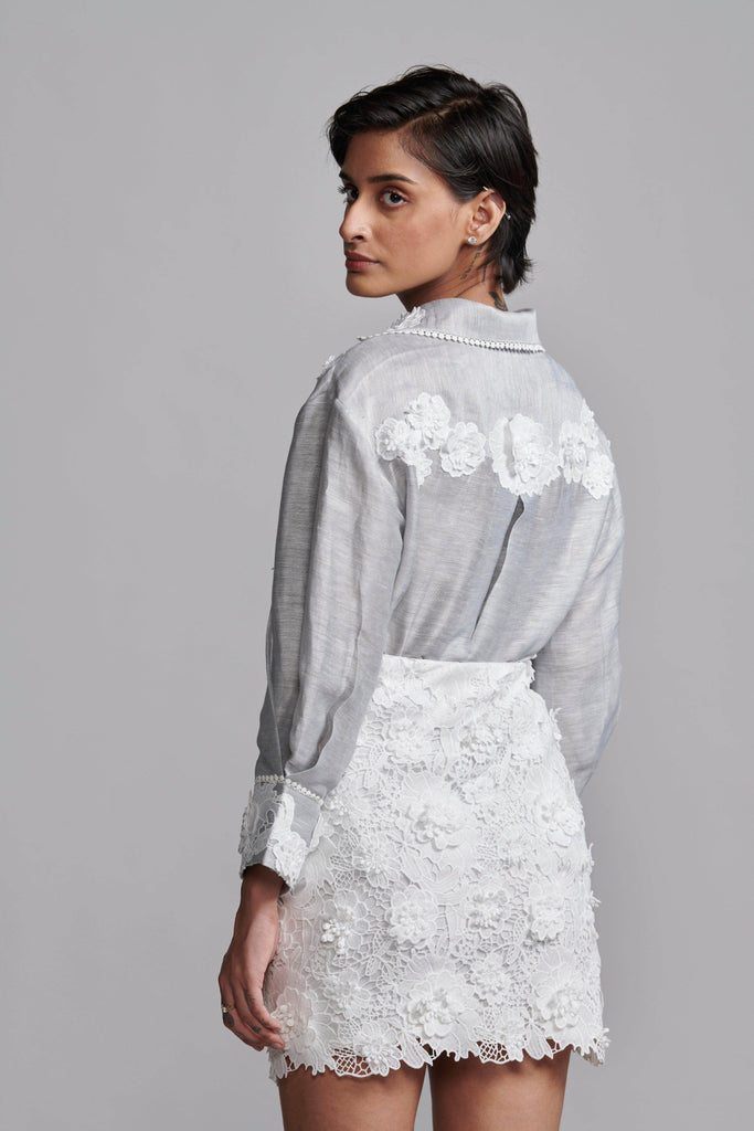 3D LACE SKIRT SET - dash and dot dash and dot