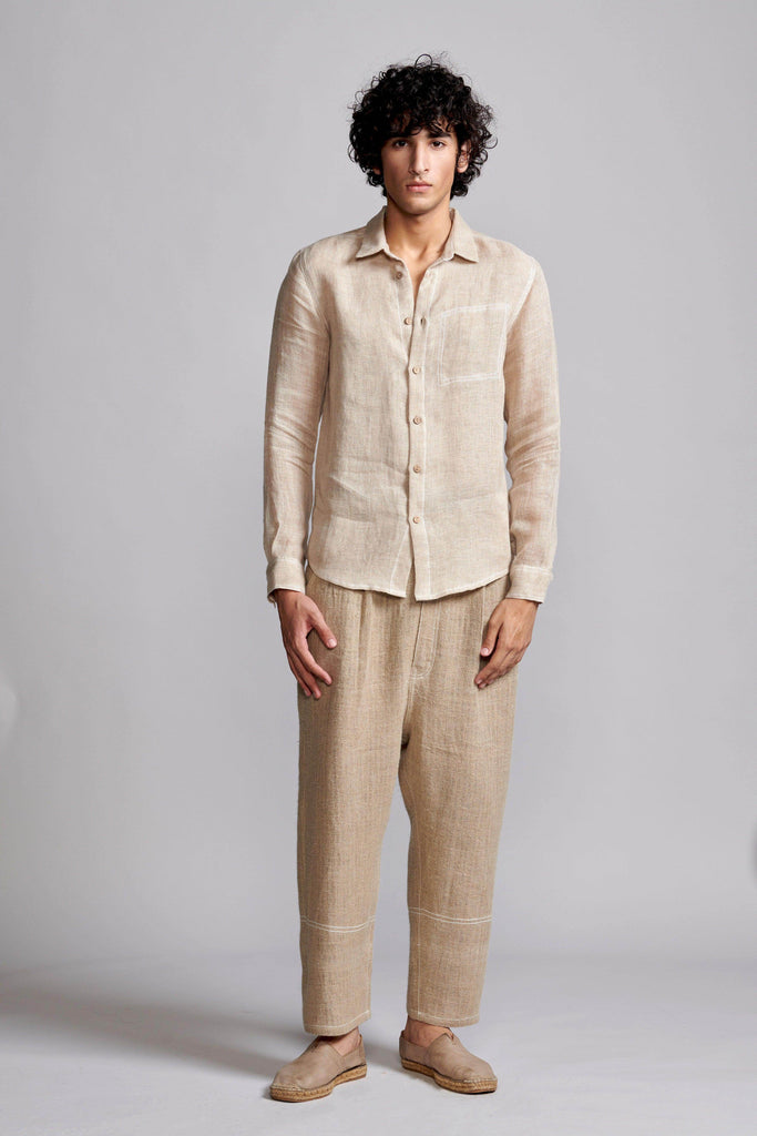 JUTE LINEN PANT - dash and dot dash and dot