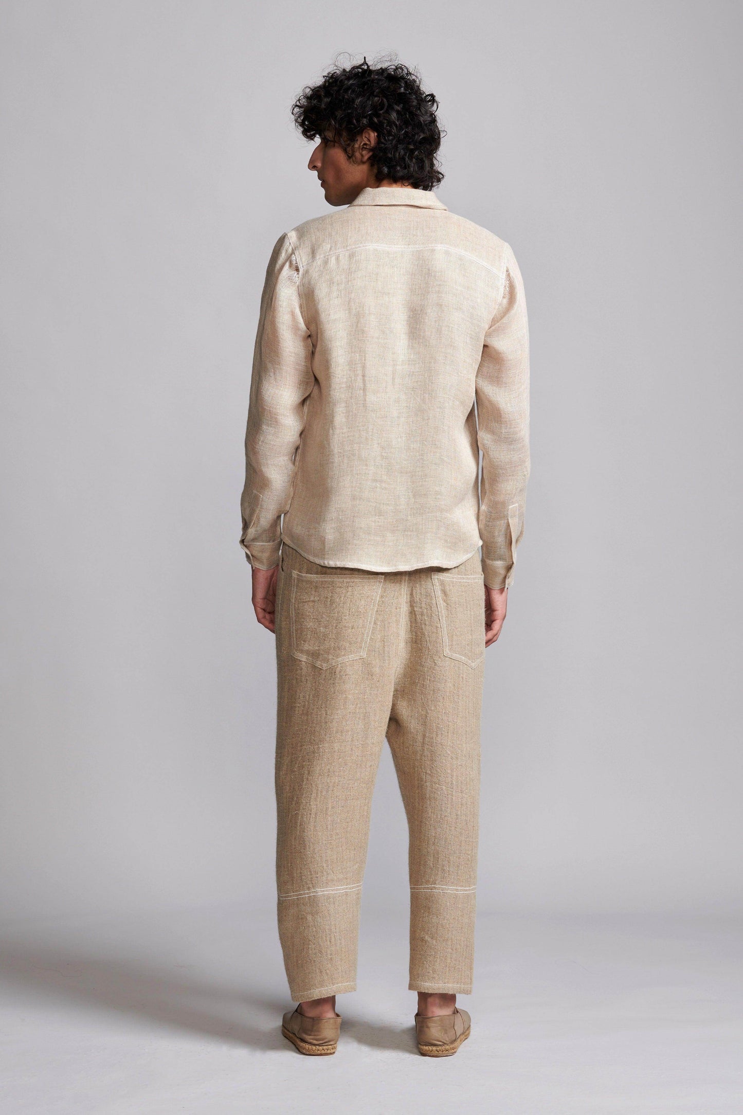 JUTE LINEN PANT - dash and dot