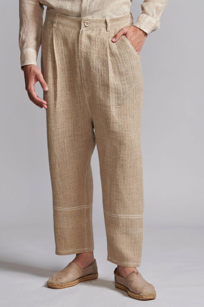 JUTE LINEN PANT - dash and dot dash and dot