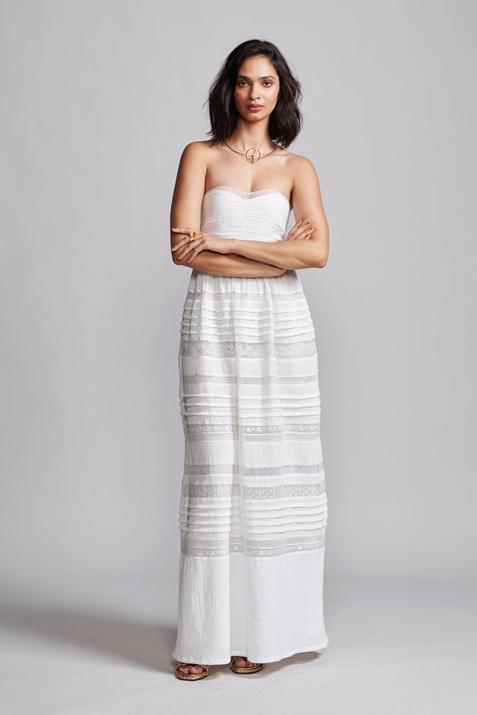 EMBROIDERED TUBE DRESS - dash and dot dash and dot