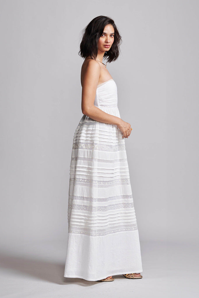 EMBROIDERED TUBE DRESS - dash and dot dash and dot