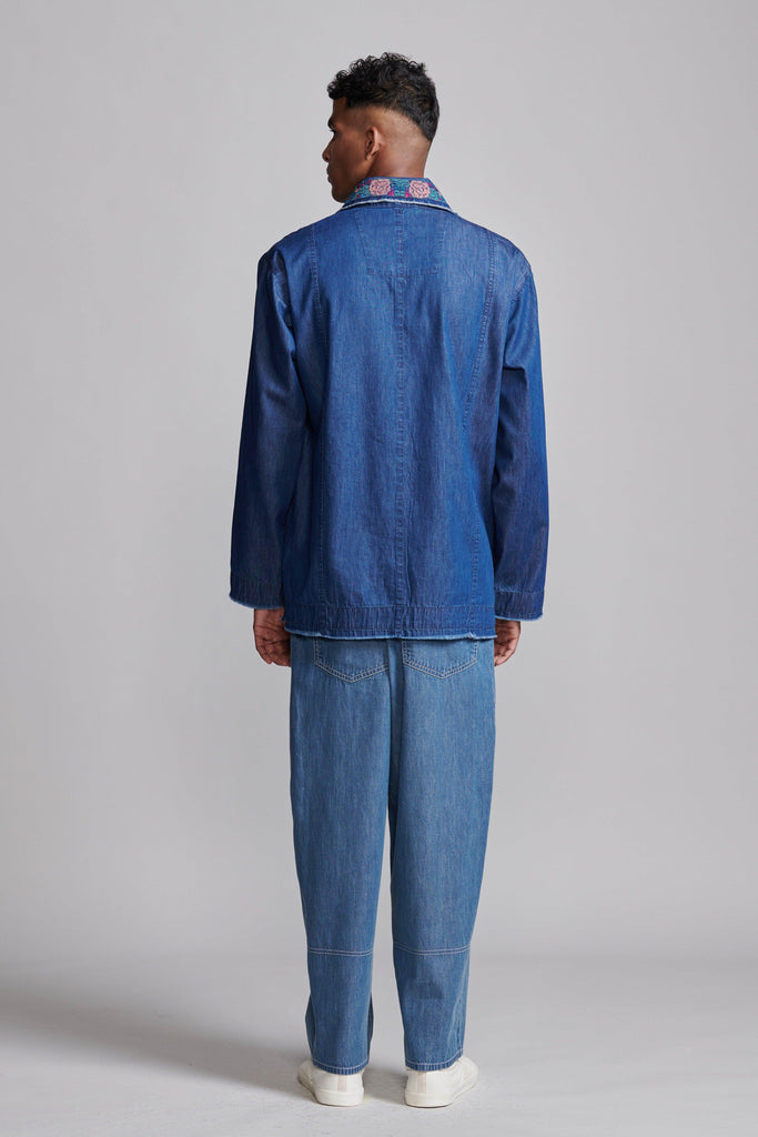 WASHED DENIM PANT - dash and dot dash and dot