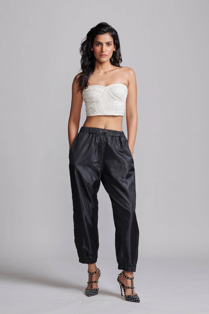 PEARL EMBROIDERED IVORY BRALETTE - dash and dot dash and dot