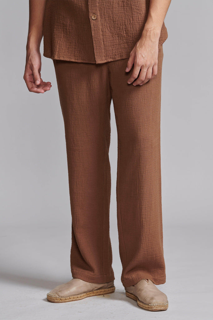 CRINKLE COTTON PANT - dash and dot dash and dot