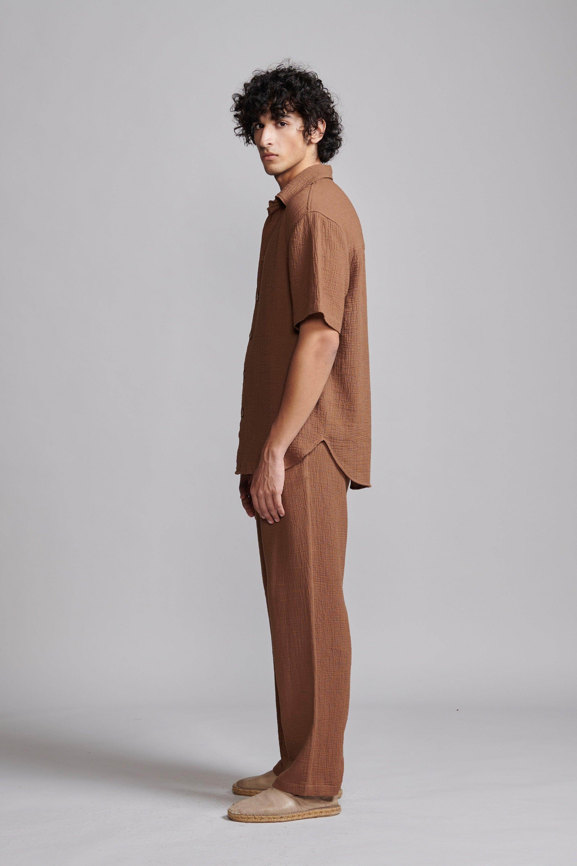 CRINKLE COTTON PANT - dash and dot