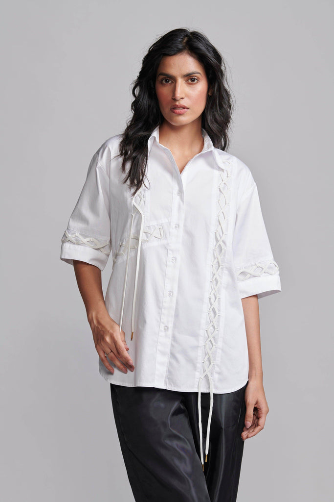 SHOELACE SHIRT - dash and dot dash and dot