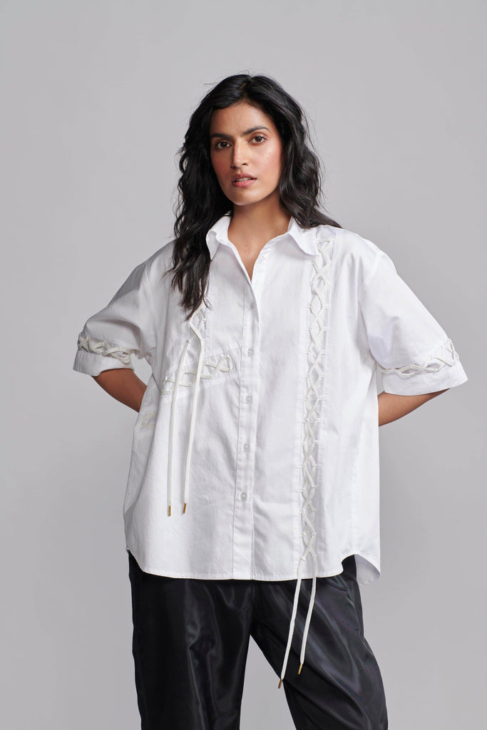 SHOELACE SHIRT - dash and dot dash and dot