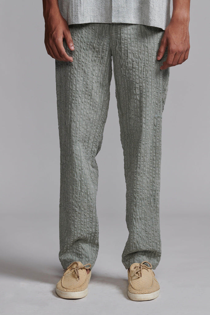 WASHED SEERSUCKER SET - dash and dot dash and dot