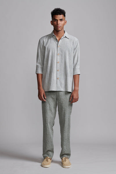 WASHED SEERSUCKER SET - dash and dot