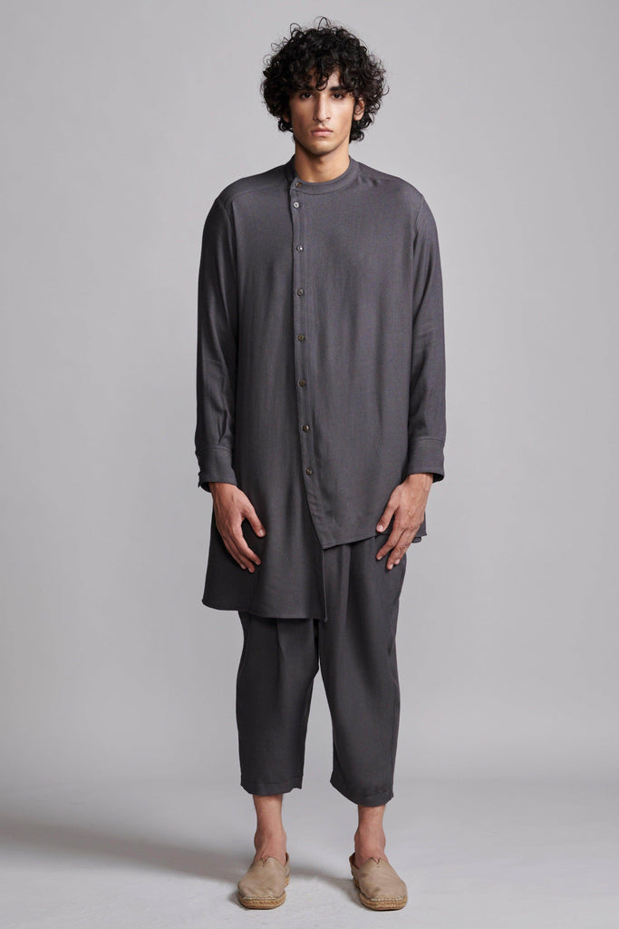 FRONT PLEATED PANT - dash and dot dash and dot