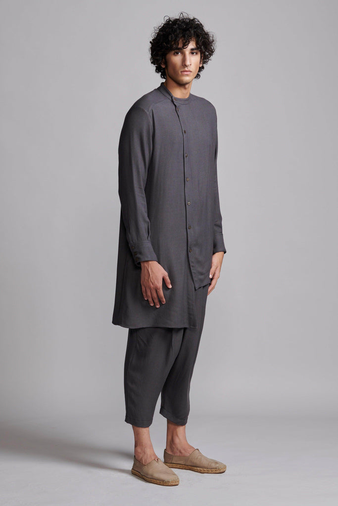 FRONT PLEATED PANT - dash and dot dash and dot