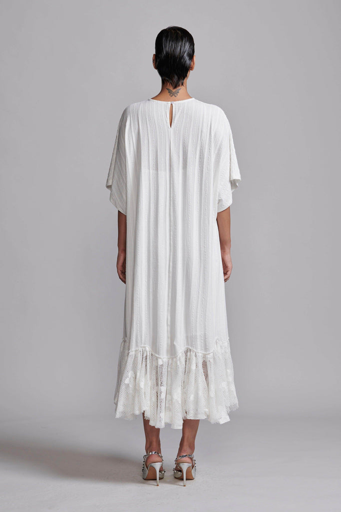 LACE HEM TEESHIRT DRESS - dash and dot dash and dot