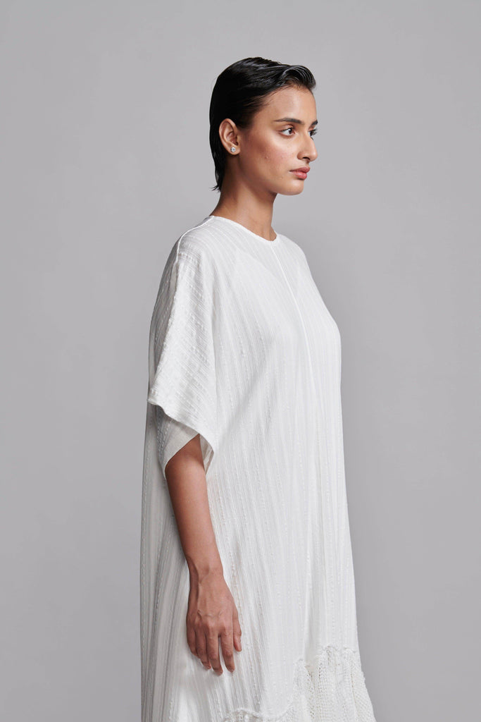 LACE HEM TEESHIRT DRESS - dash and dot dash and dot