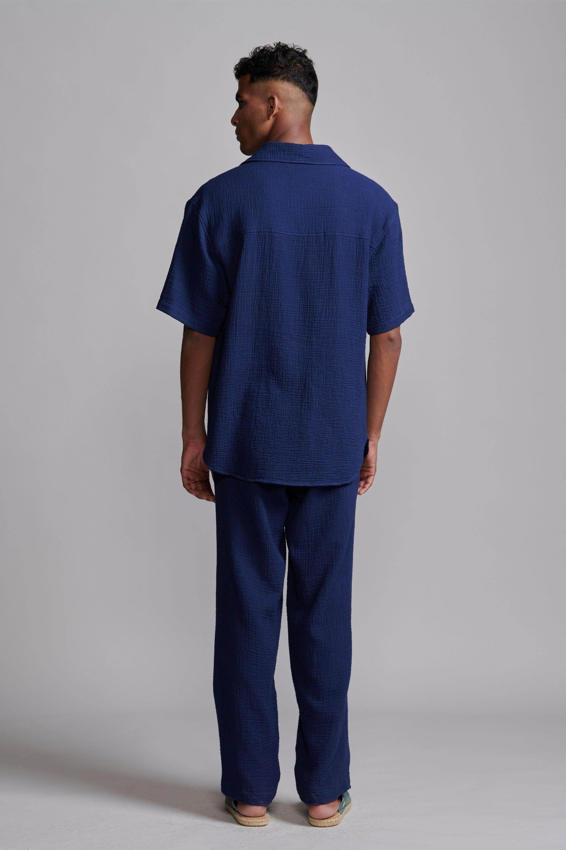 CRINKLE COTTON PANT SET - dash and dot