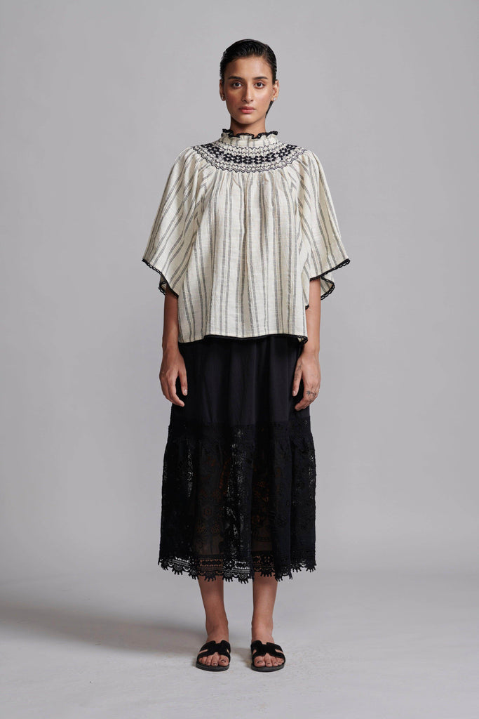 CUTWORK LACE SKIRT - dash and dot dash and dot