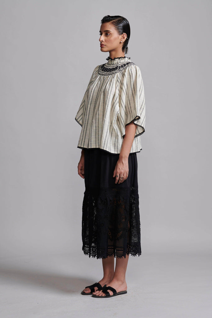 CUTWORK LACE SKIRT - dash and dot dash and dot