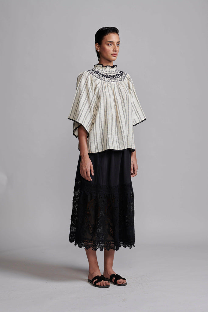 CUTWORK LACE SKIRT - dash and dot dash and dot