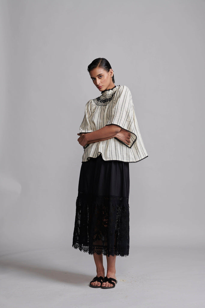 CUTWORK LACE SKIRT - dash and dot dash and dot