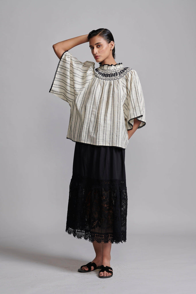 CUTWORK LACE SKIRT - dash and dot dash and dot