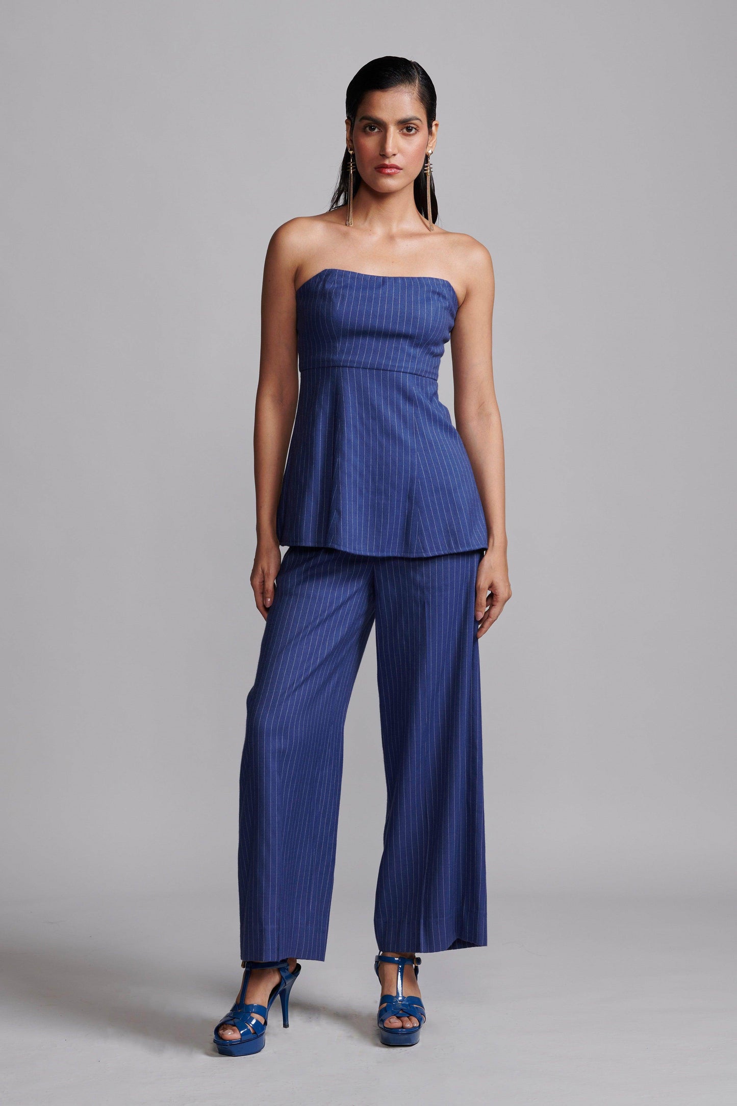 PINSTRIPE CORSET SET - dash and dot