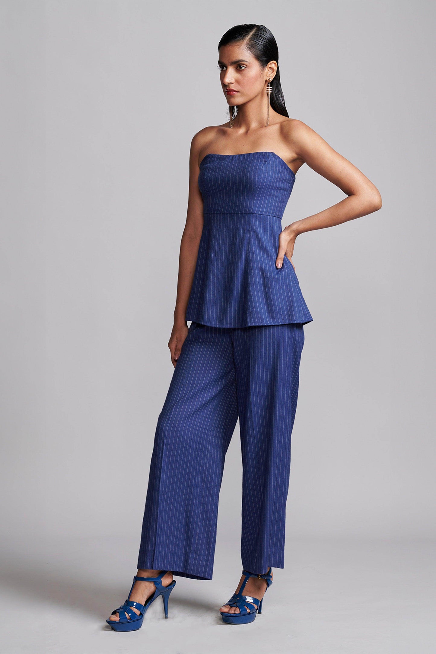 PINSTRIPE CORSET SET - dash and dot