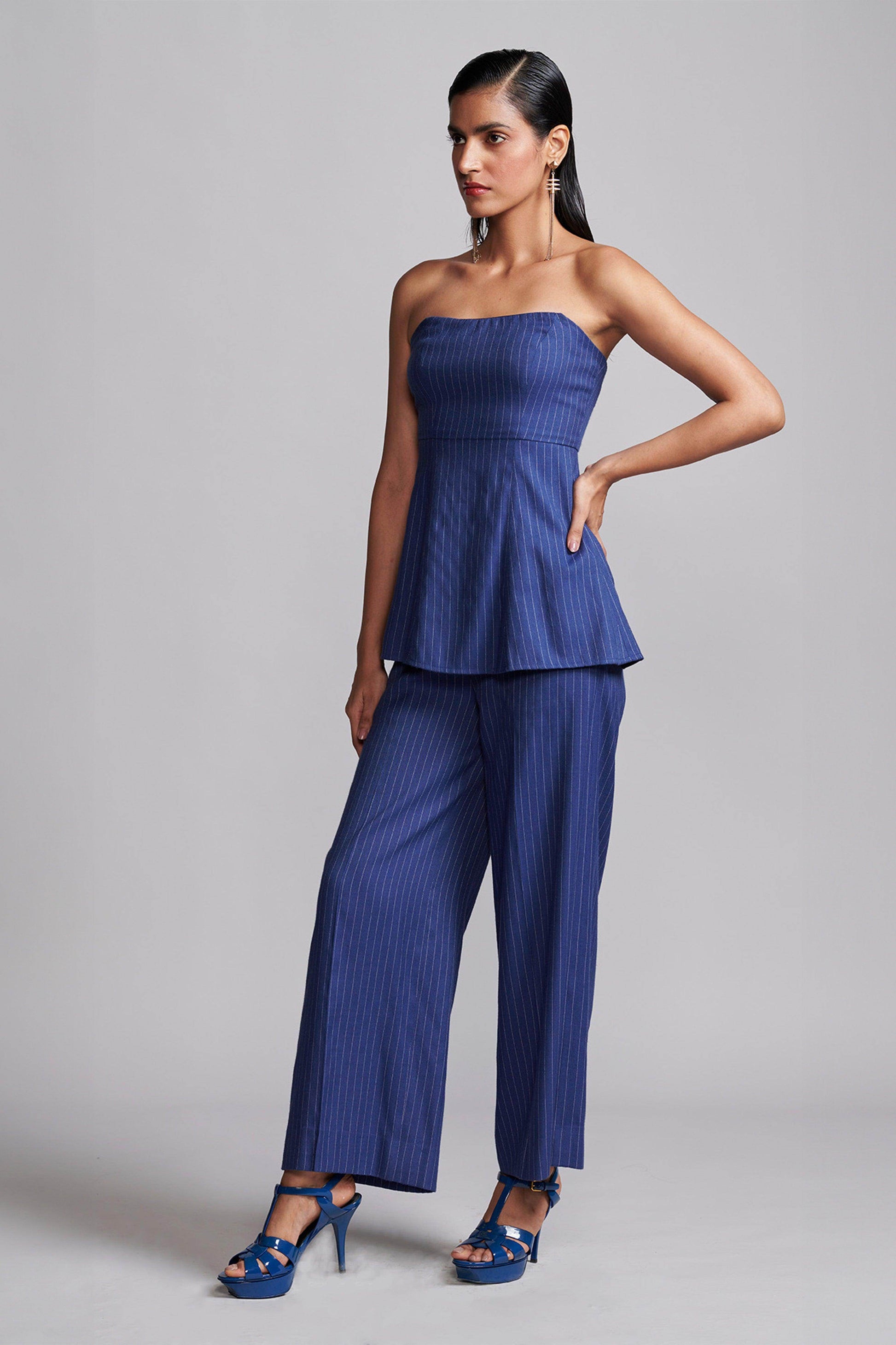 PINSTRIPE CORSET SET - dash and dot