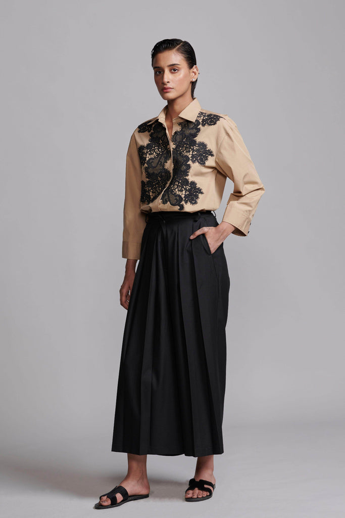 PLEATED CULOTTE - dash and dot dash and dot