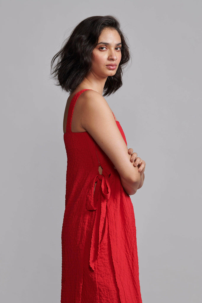 SLEEVELESS TIE TOP - dash and dot dash and dot