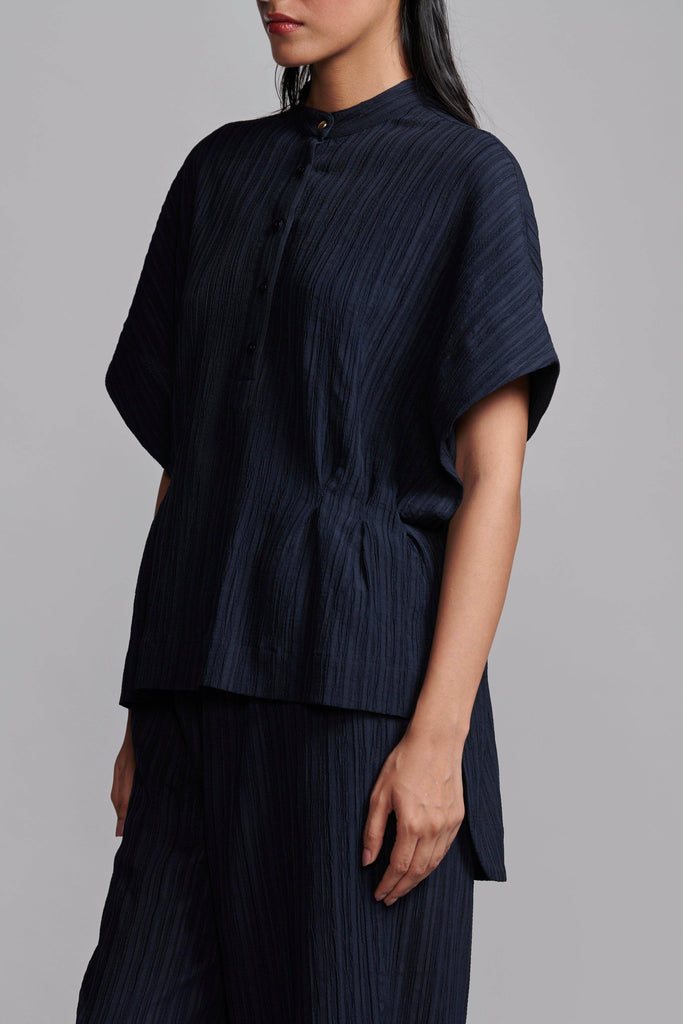 TEXTURED STRUCTURED SHIRT - dash and dot dash and dot