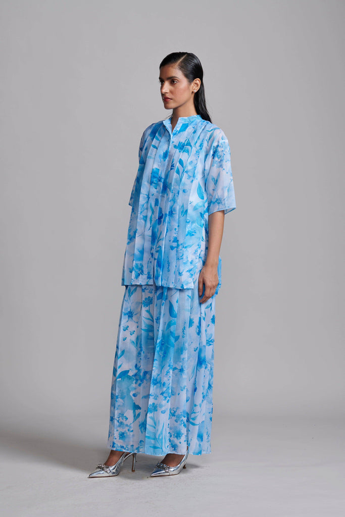 PRINTED PLEAT PANT - dash and dot dash and dot