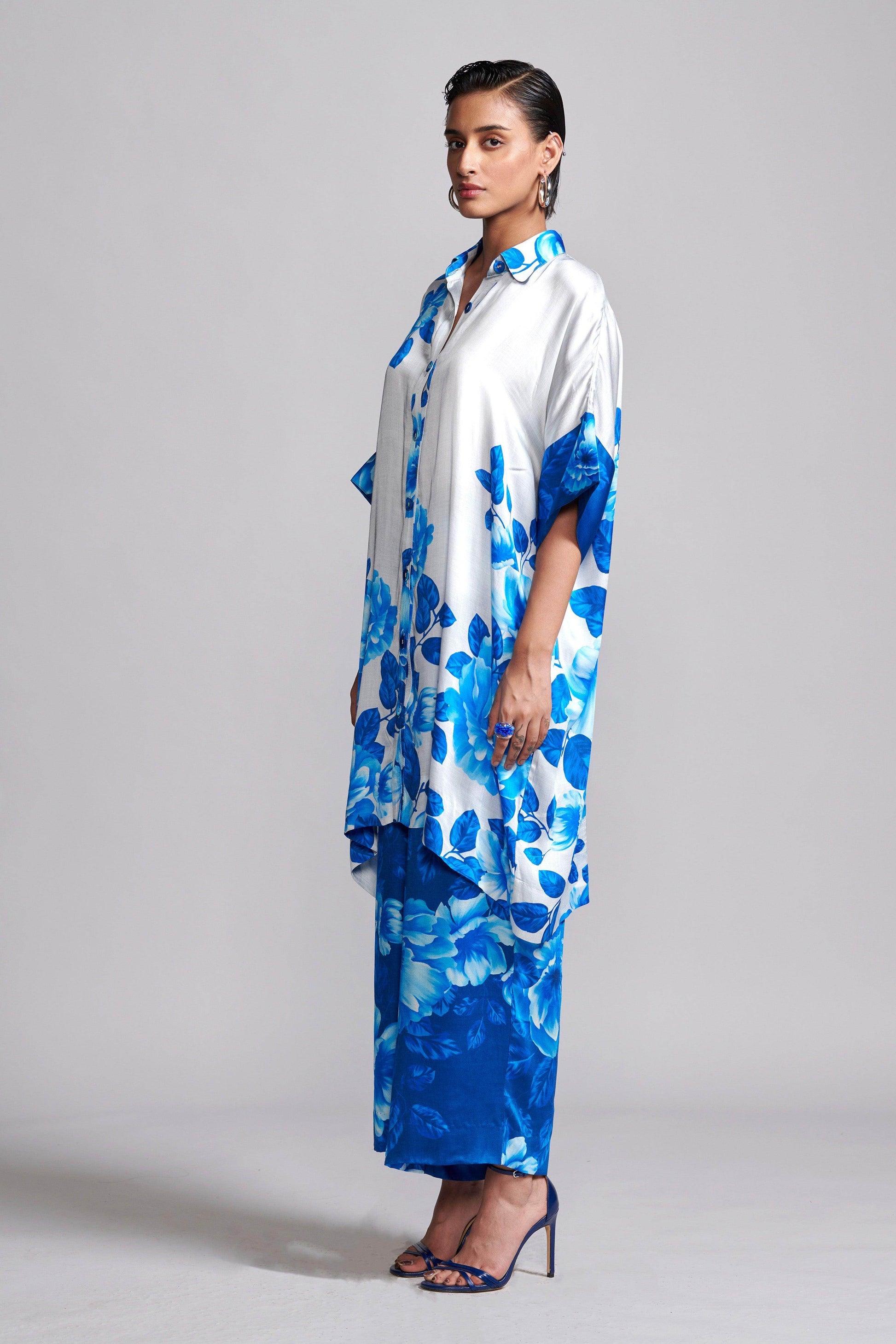 BOXY FLORAL SHIRT - dash and dot