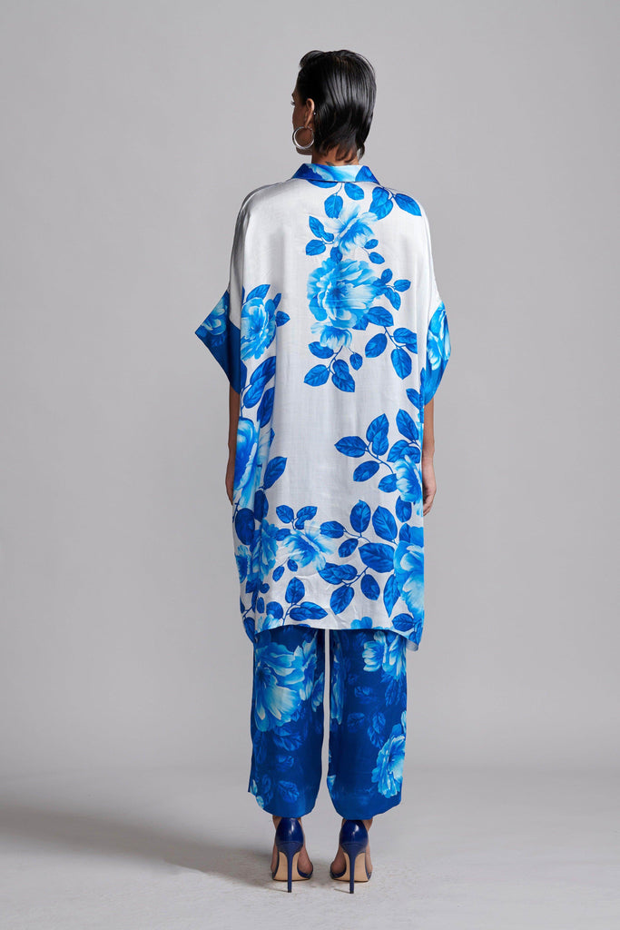 BOXY FLORAL SHIRT - dash and dot dash and dot