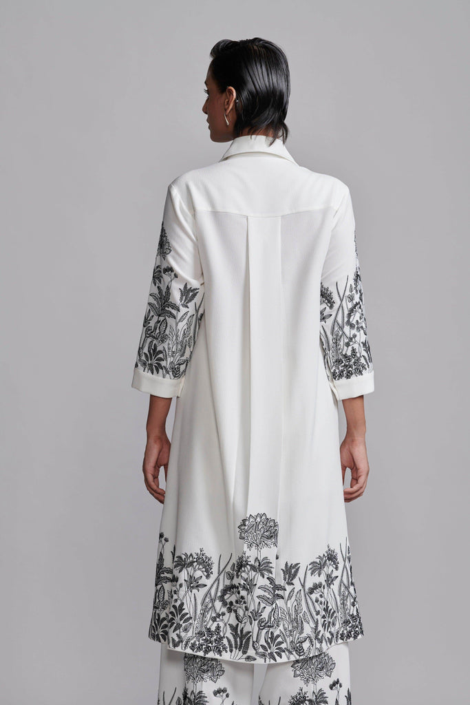 OUTLINE EMBROIDERED SHIRT - dash and dot dash and dot