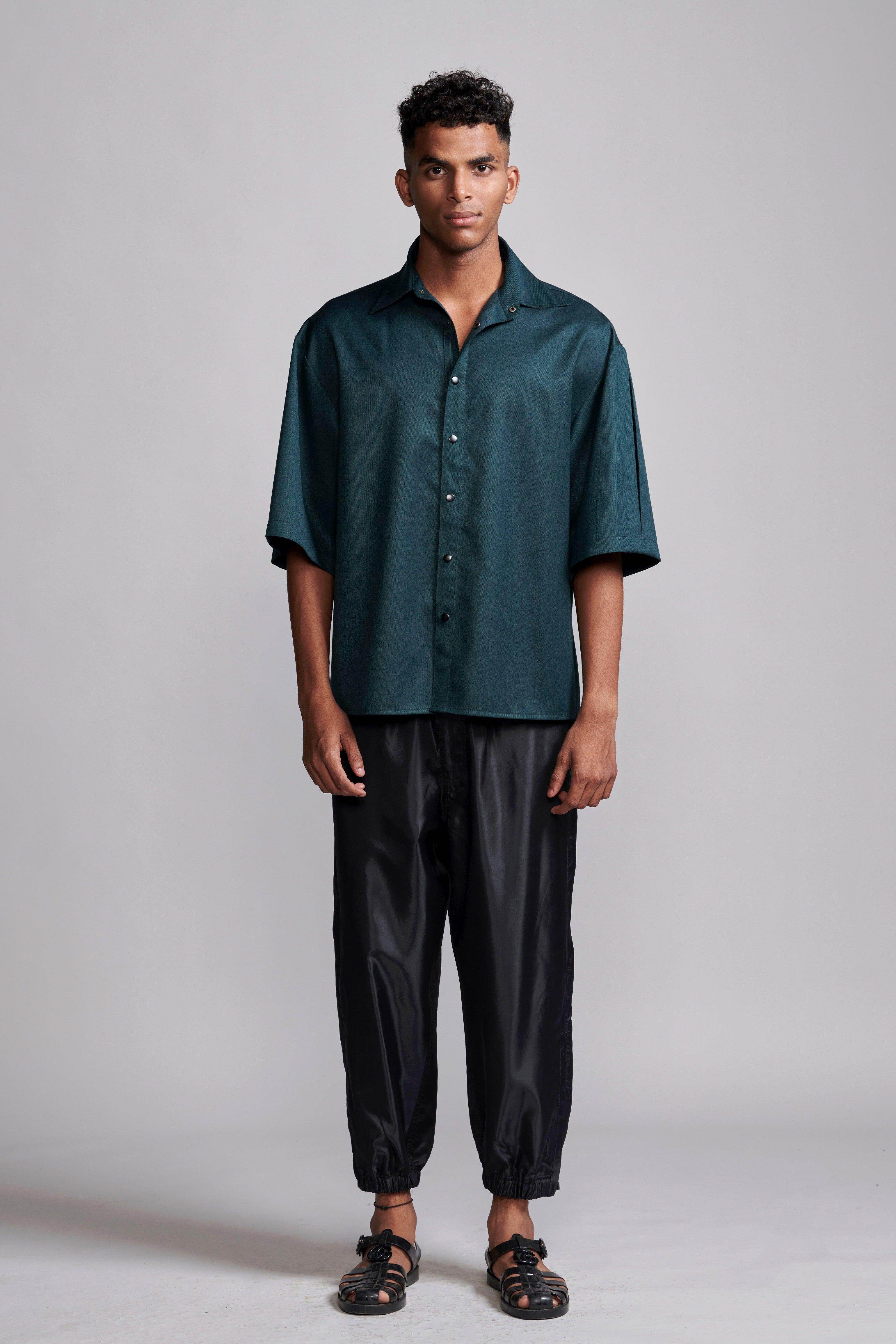 box pleat dress shirt Box Pleat Oxford Shirt