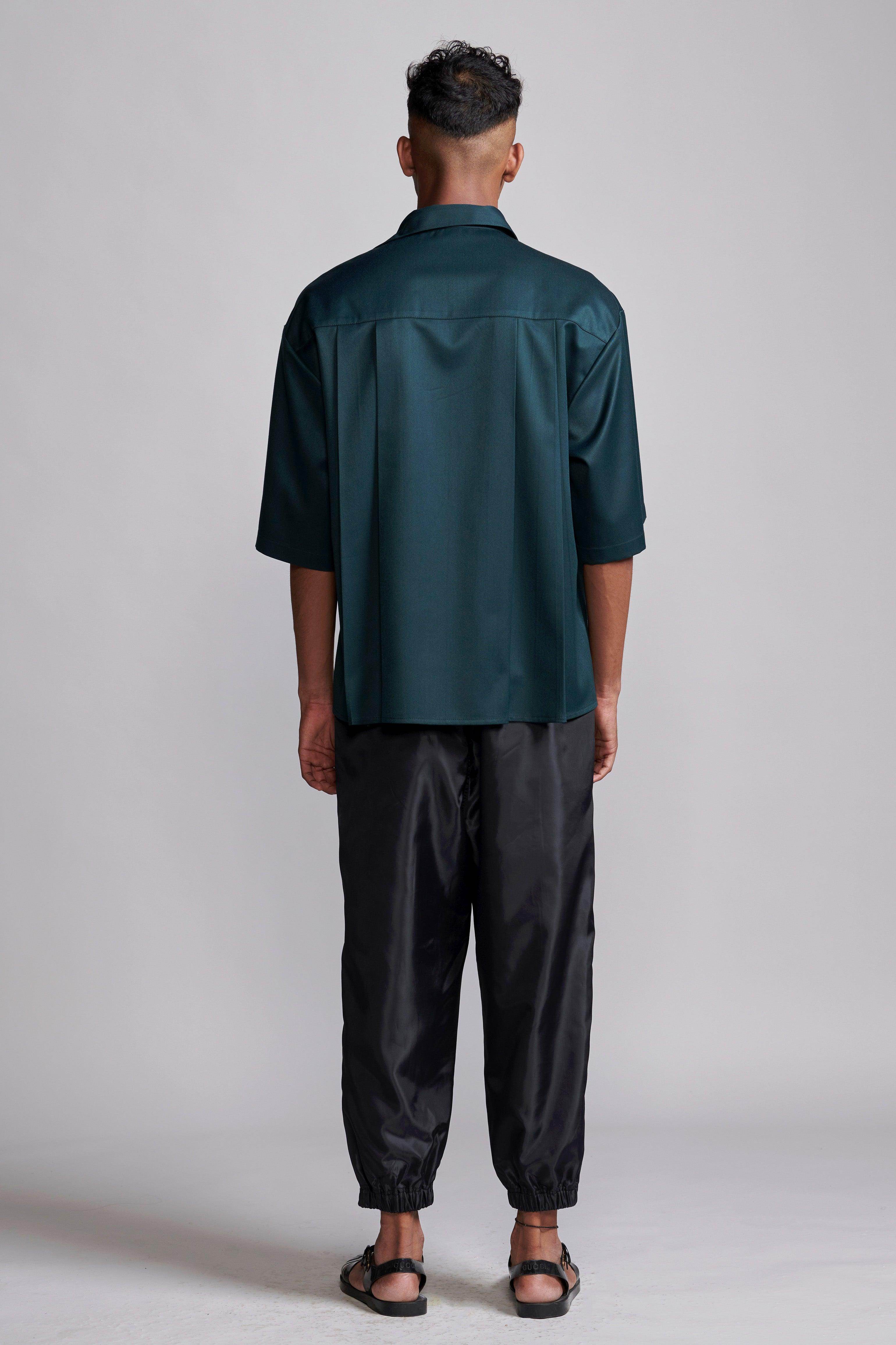 BACK BOX PLEAT SHIRT