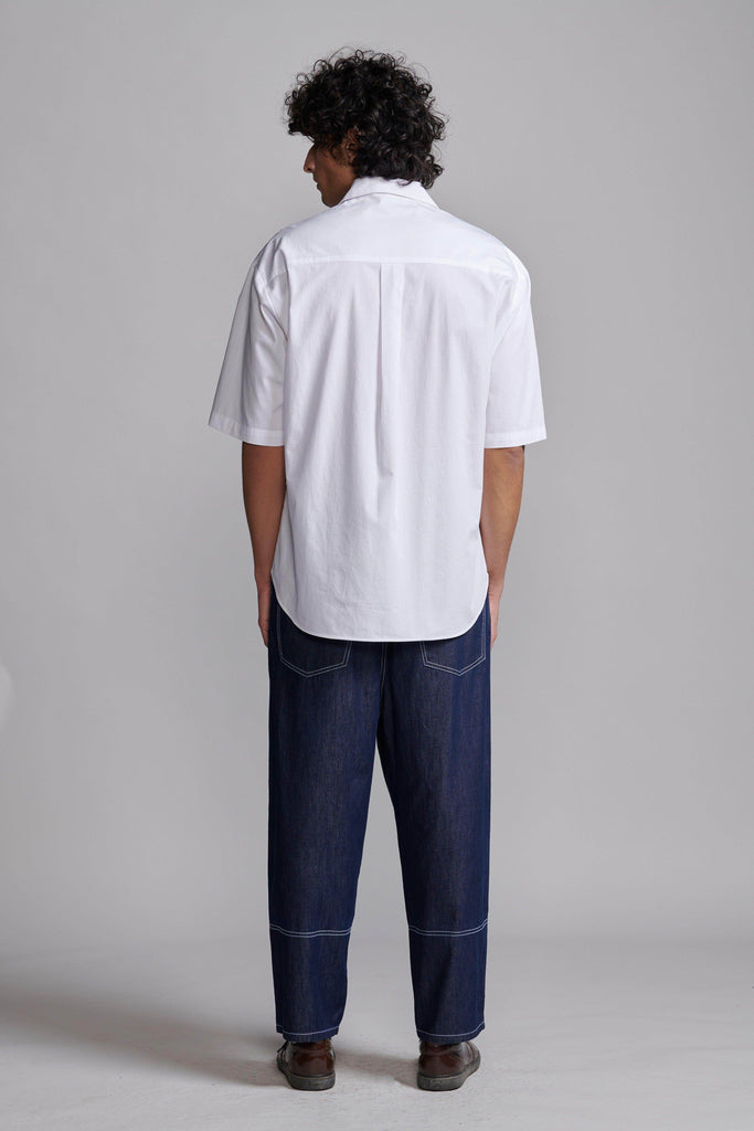 WASHED DENIM PANT - dash and dot dash and dot