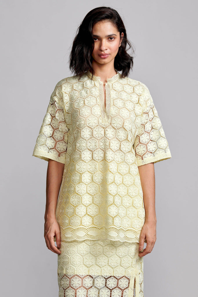 LEMON LACE SET - dash and dot dash and dot