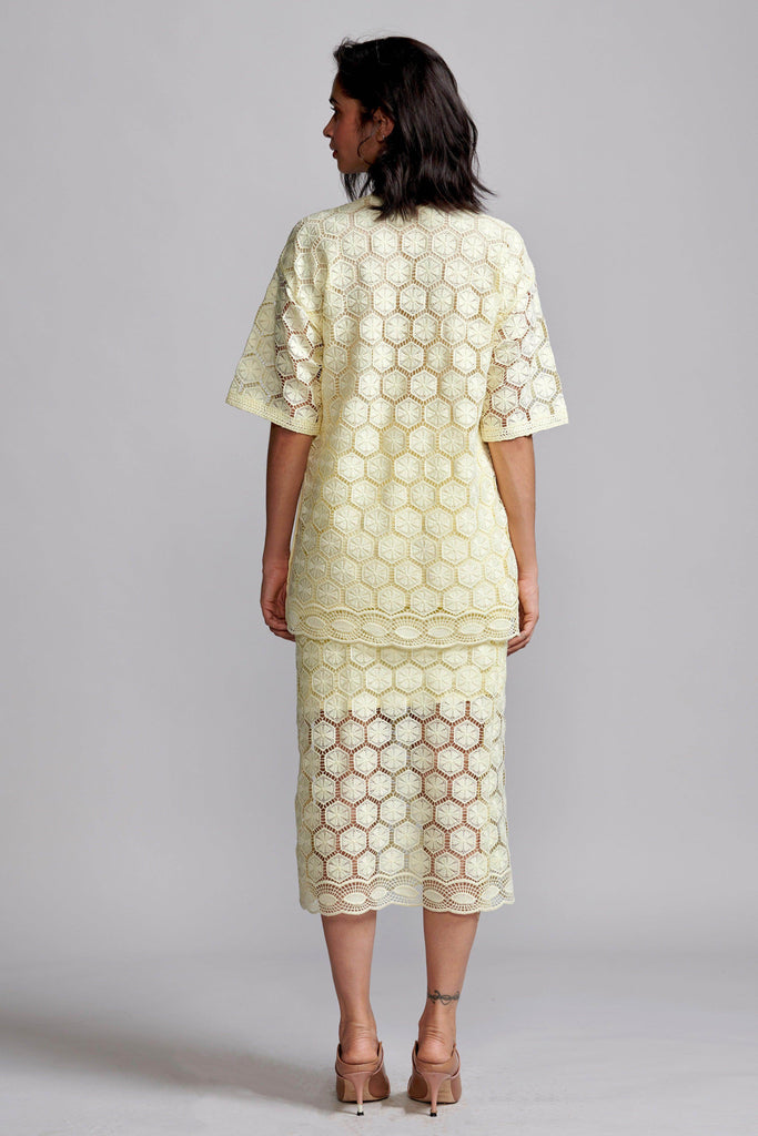 LEMON LACE SKIRT - dash and dot dash and dot