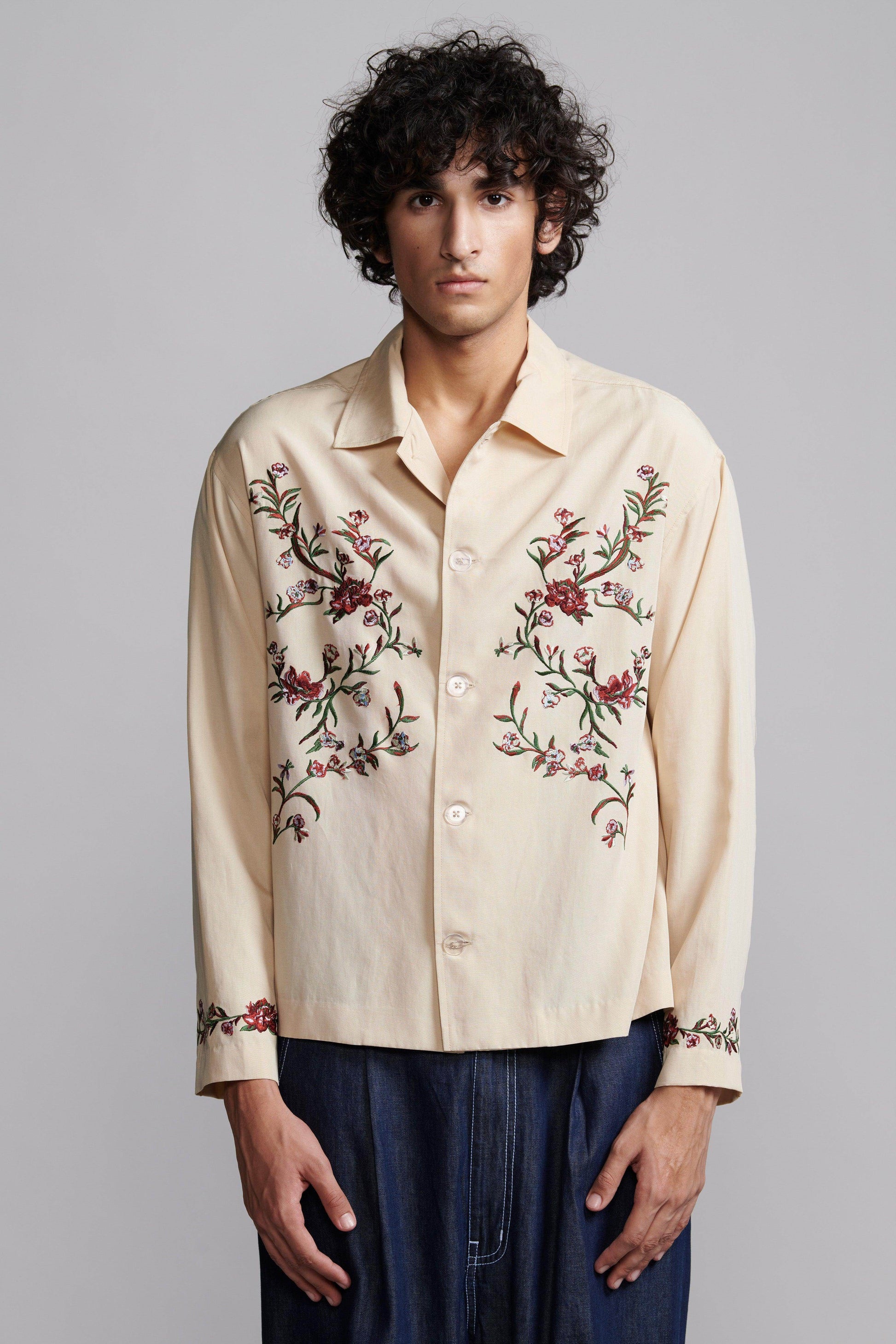 KHAKI GARDEN SHIRT - dash and dot