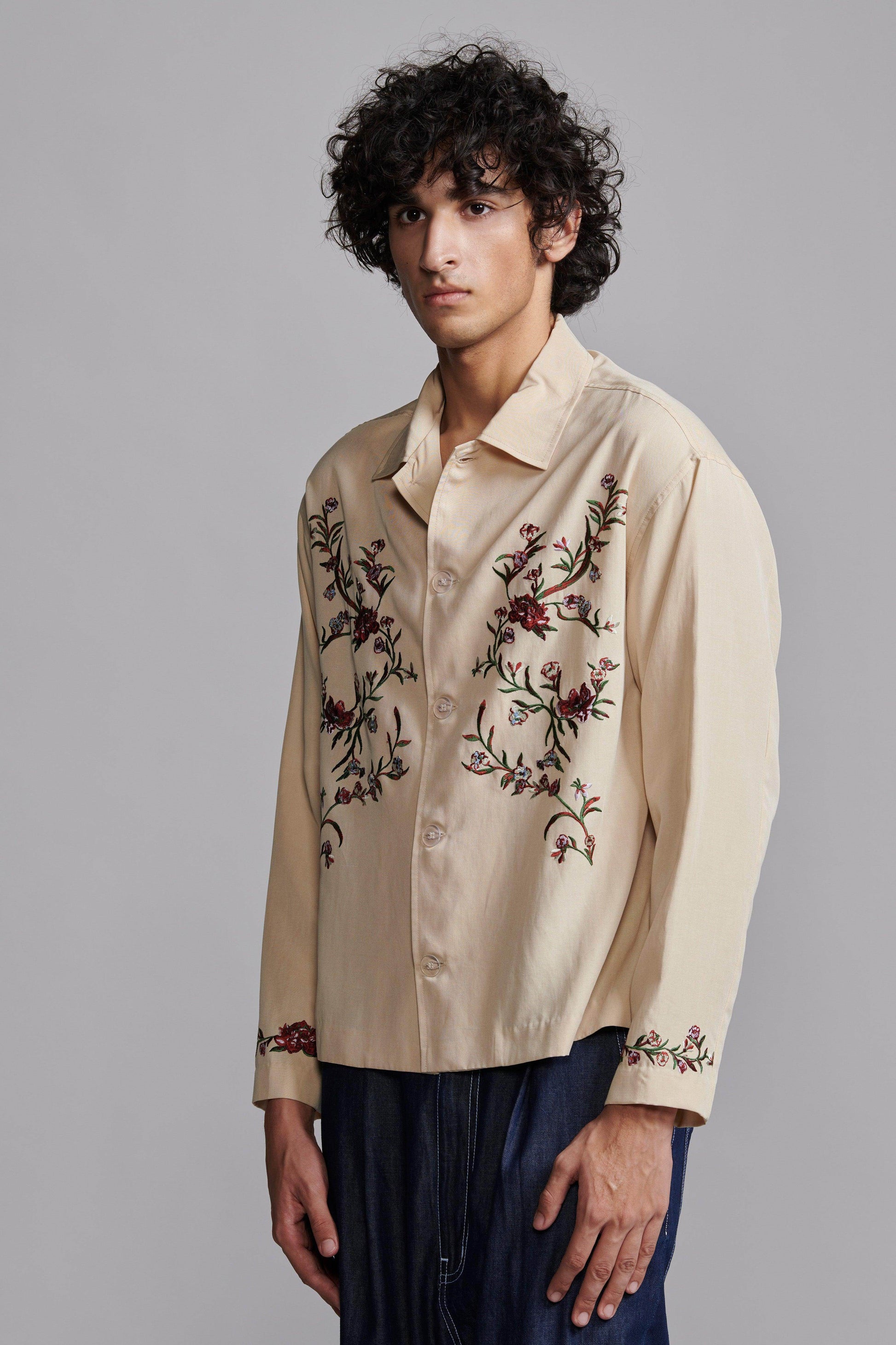 KHAKI GARDEN SHIRT - dash and dot