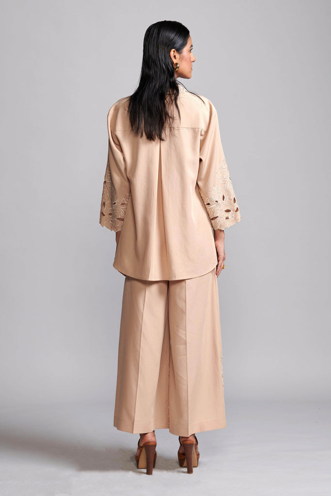 CUTWORK EMBROIDERED PANT - dash and dot dash and dot