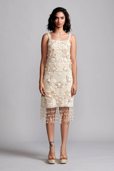CROCHET FRINGE DRESS - dash and dot