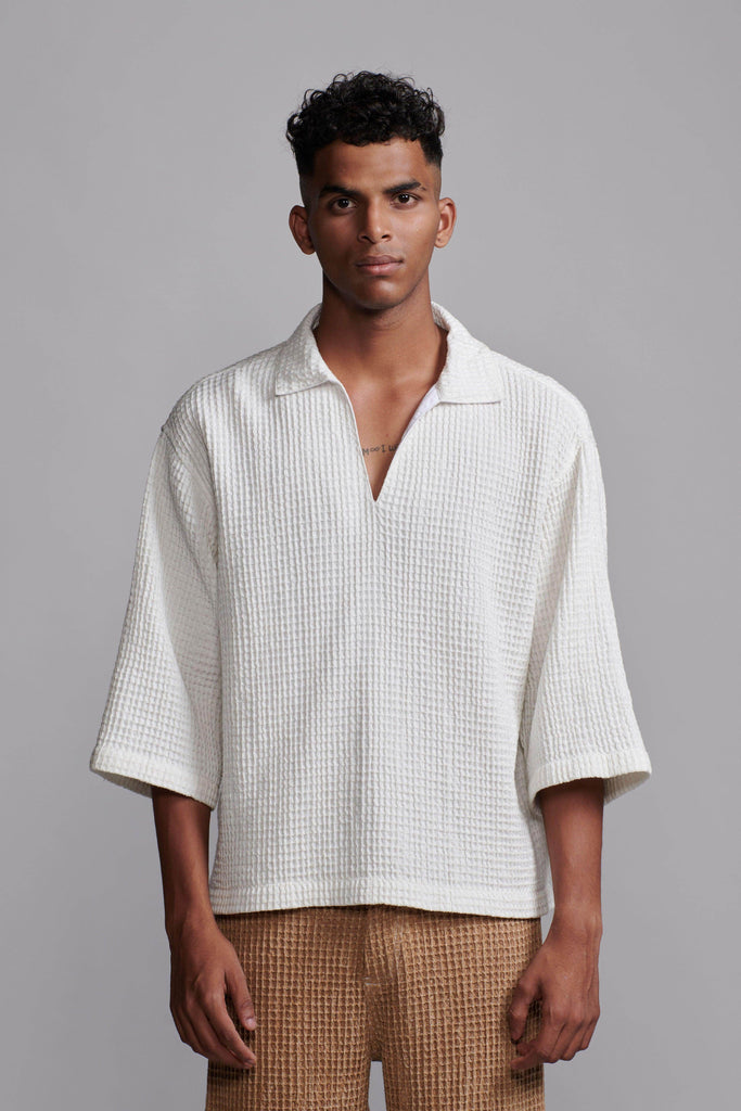 WASHED TEXTURED PANT - dash and dot dash and dot